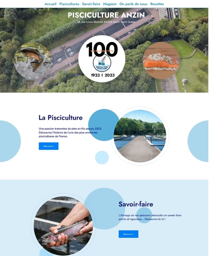 Portfolio - Pisciculture anzin